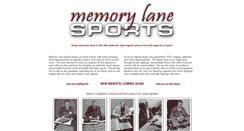 Desktop Screenshot of memorylanesports.co.uk